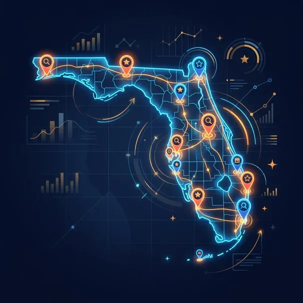 Map of Southwest Florida local search results