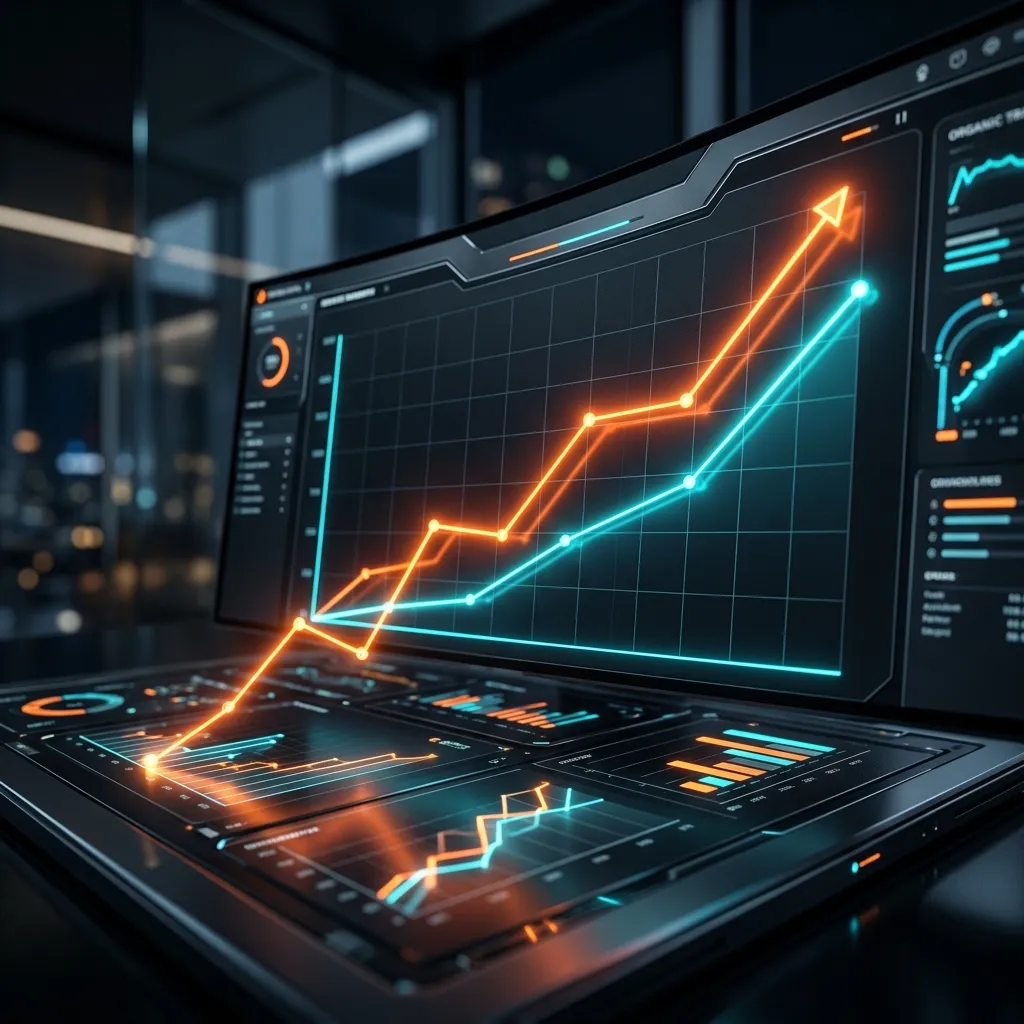 Organic Search Traffic Analytics Dashboard for Digital Marketing in Copywritingorida
